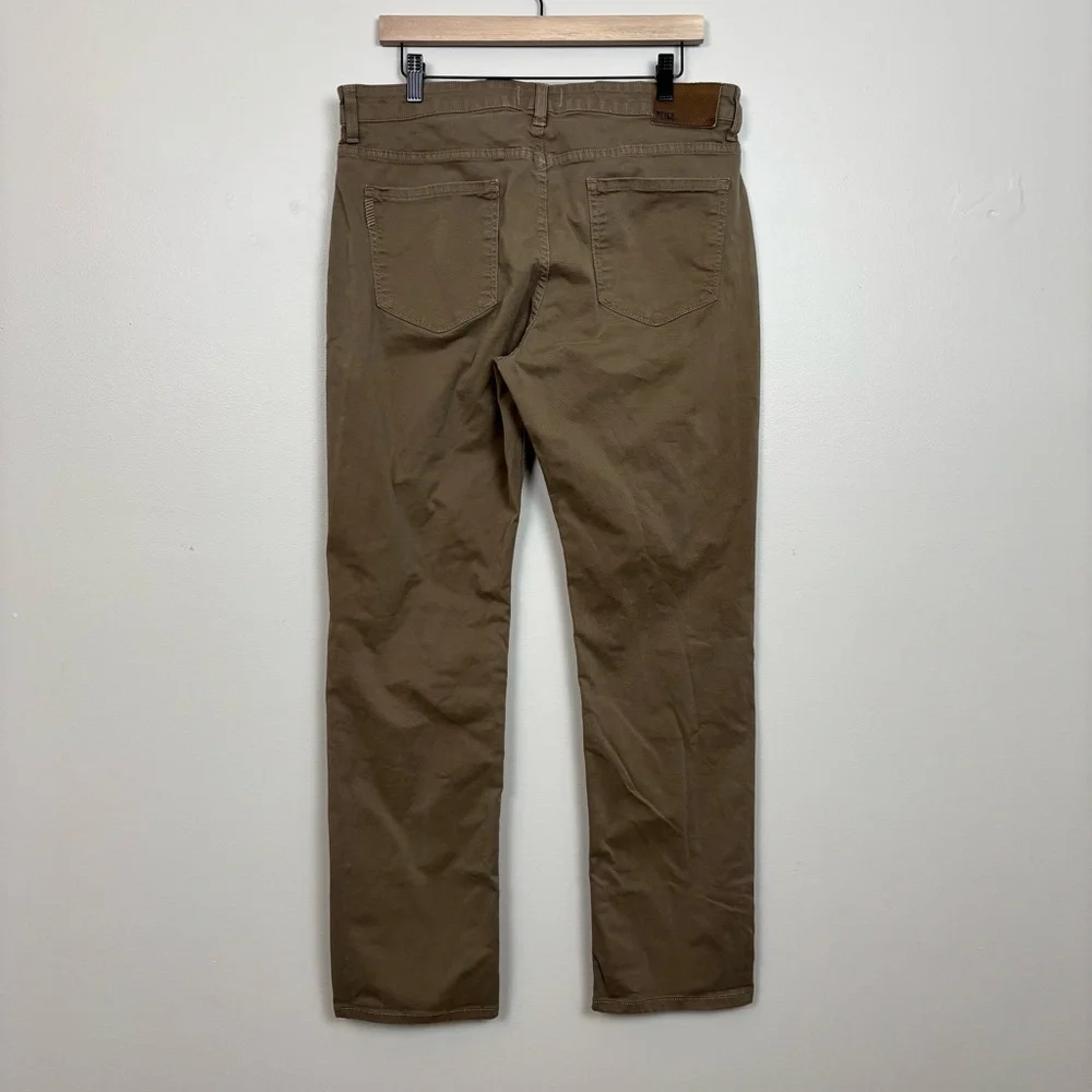 Paige Jeans Mens 34 Brown Normandie Straight Leg Made In USA 5 Pocket Denim